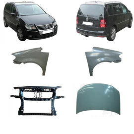 Volkswagen Touran 2008– Radiator Support, Front Fender LH / RH and Bonnet 1T0805588AD 1T0821021B 1T0823031L
