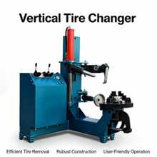 Load image into Gallery viewer, Heavy Duty Vertical Tire Changer, Hydraulic Chuck, Easy Operation, High Efficiency, Ideal for Auto Repair Workshops.
