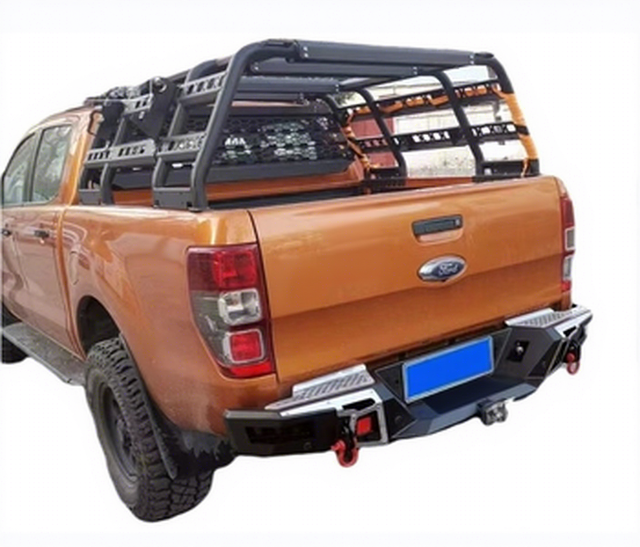 BRR-FRD-002 2011-2021 Ford Ranger T6/T7/T8 Heavy-duty replacement rear bumper Rear Bumper