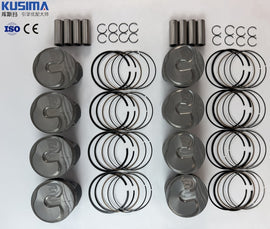 Piston with pin and ring set (right hand) for GM L87 6.2L V8