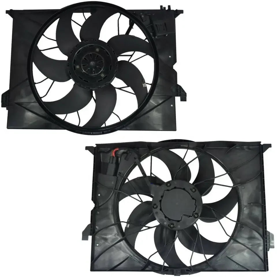 Mercedes-Benz C-Class W204 600W Radiator Cooling Fan Assembly A2045000293 A2049066802