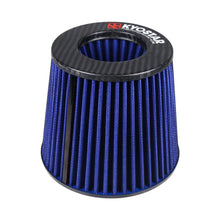 Load image into Gallery viewer, Universal 3.5 inch 89 mm PU High Flow Matte Carbon Fibre Cone Air Filter