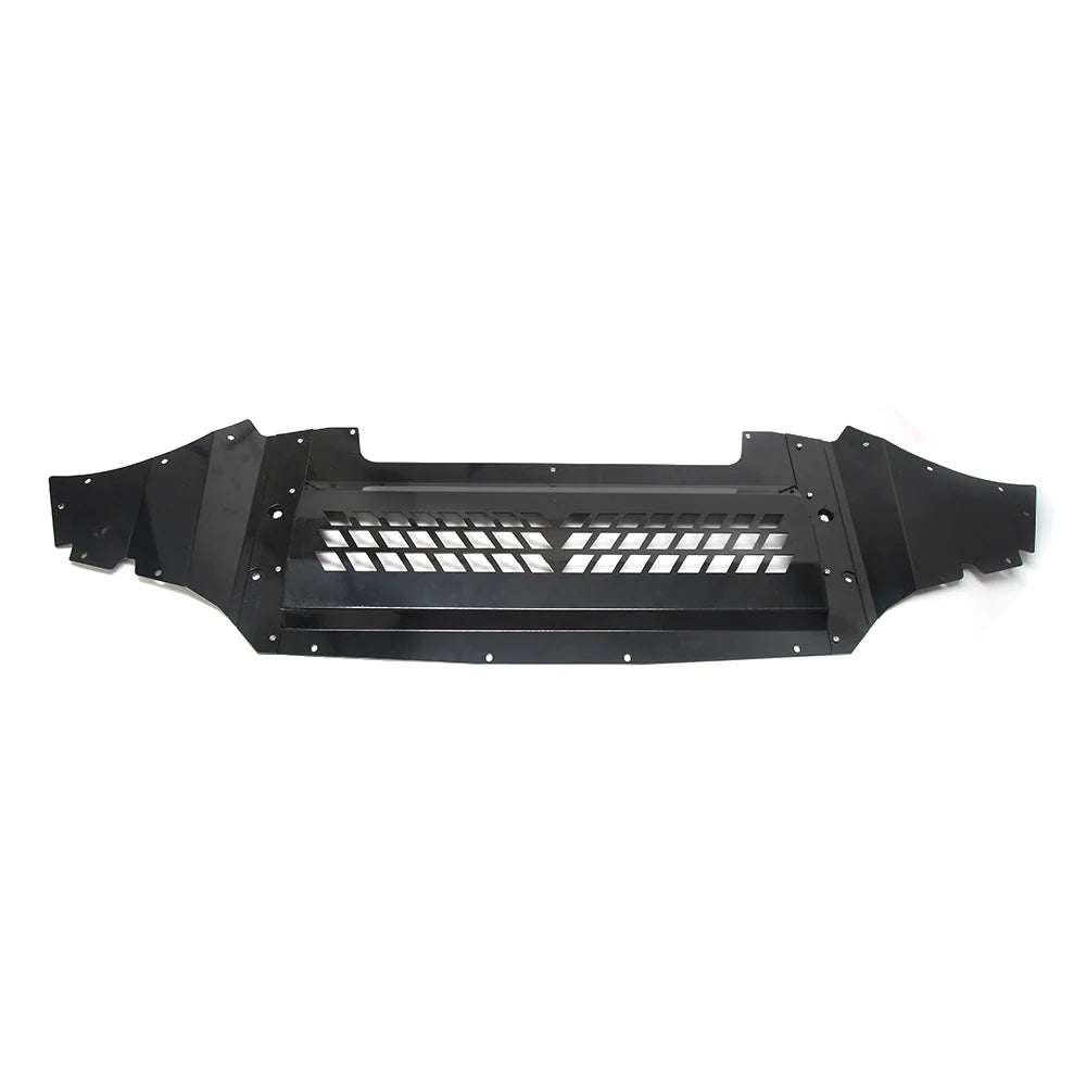 BMW F87 M2 Competition Oil Cooler Skid Plate Lower Engine Guard - Black Aluminium Alloy 6mm