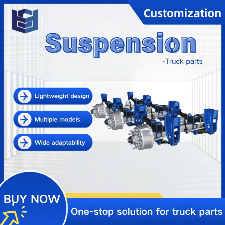 Heavy Duty Truck Parabolic Spring Suspension Assembly, REACH Compliant, Delivers Lighter Weight and Enhanced Ride Flexibility