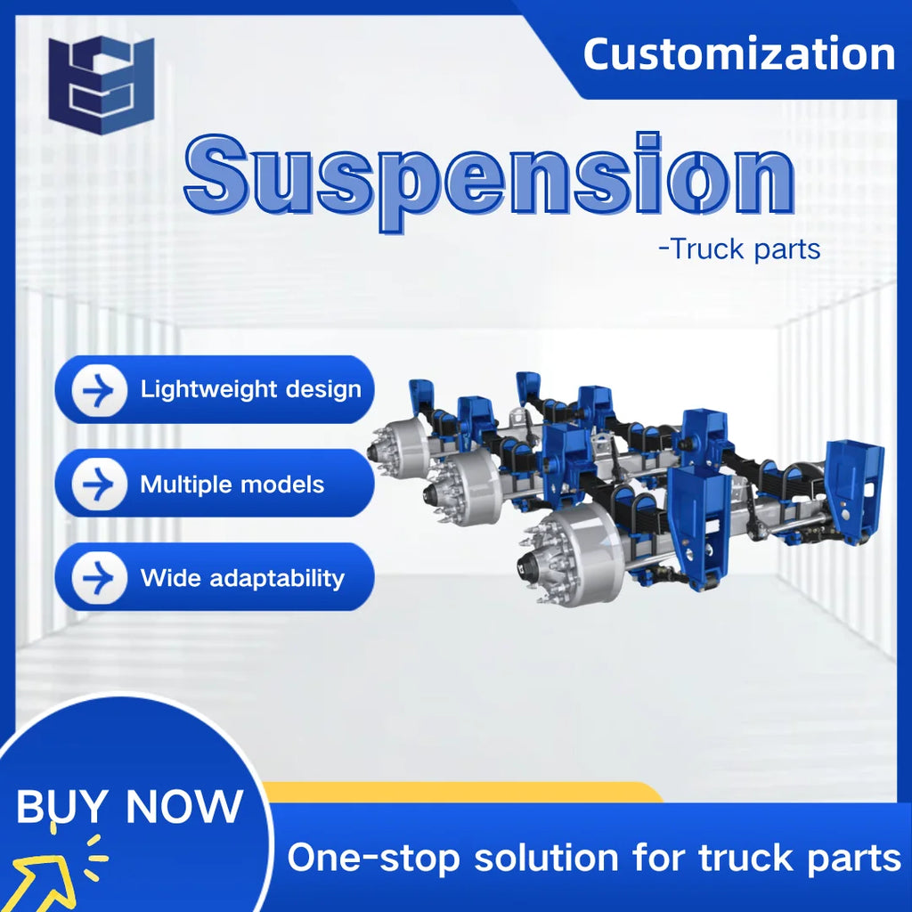 Heavy Duty Truck Parabolic Spring Suspension Assembly, REACH Compliant, Delivers Lighter Weight and Enhanced Ride Flexibility