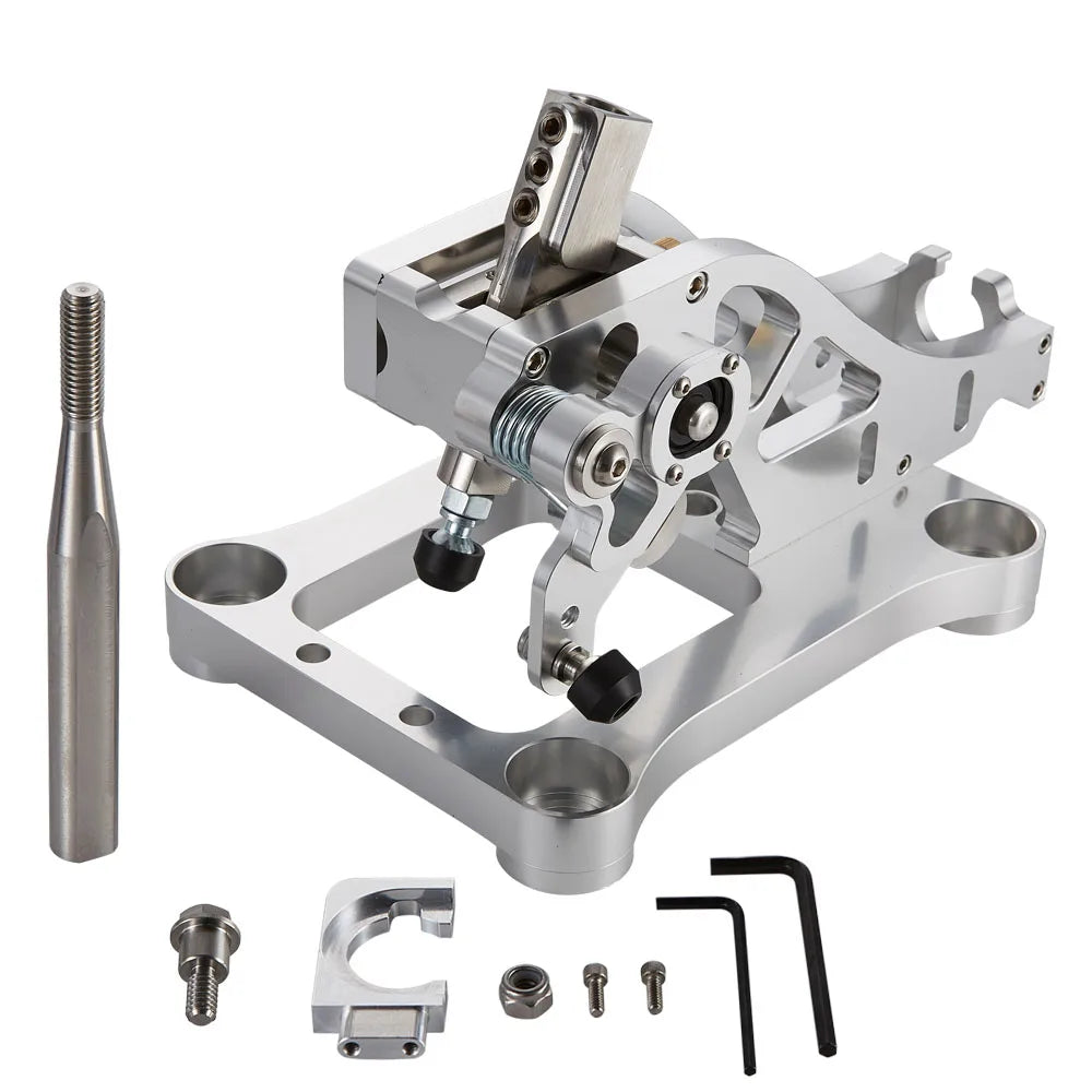 Honda Accord CL7 CL9 / Acura TSX / TL Billet Aluminium Shifter Box Assembly - Silver