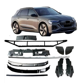 Audi Q8 e-tron 2022–2024 Sport Body Kit Parts – Grille Trim, Skid Plate, Spoiler 4KE807647A