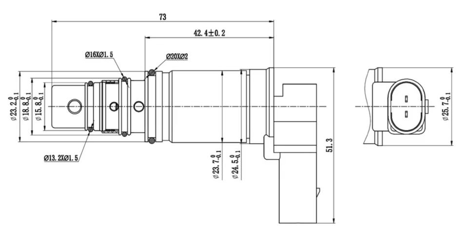 Automotive Air Conditioning Compressor Control Valve for Hyundai and BMW