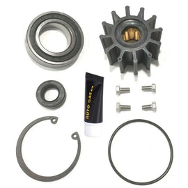 Volvo Penta Crank Mounted Raw Water Pump Rebuild Kit - Impeller and Seal, OE 21214599 / 21214596