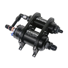 Universal 380 LPH External Fuel Pump Kit with Bracket and AN8 Fuel Filter