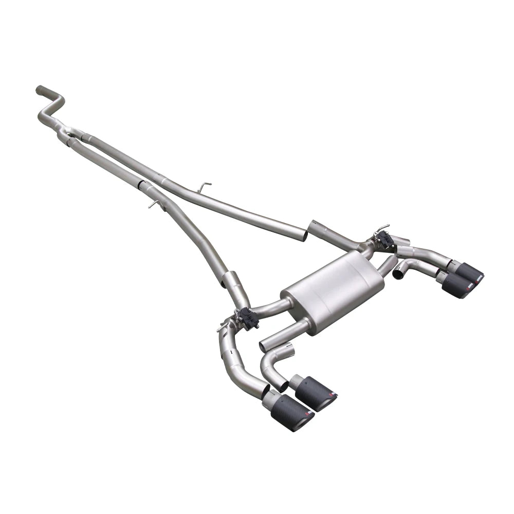 BMW 530i 540i G30 G31 2017-2024 B48 B58 Stainless Steel Valved Sport Catback Exhaust System