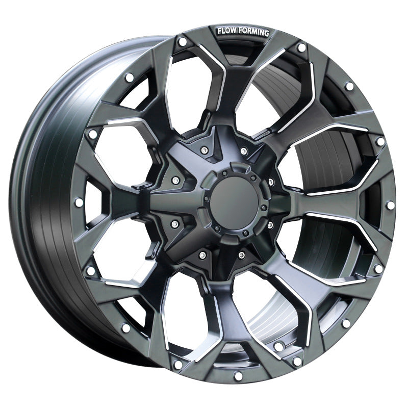 APS-HV-1601846332049 2005-2024 Toyota Hilux Set of 4 18 20 Inch Matte Black 6x139.7 Off Road Alloy Wheel Rim