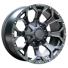 Load image into Gallery viewer, APS-HV-1601846332049 2005-2024 Toyota Hilux Set of 4 18 20 Inch Matte Black 6x139.7 Off Road Alloy Wheel Rim