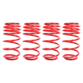 VW Polo / Seat Ibiza 2009-2018 1.2 / 1.4 Lowering Springs Kit - Red, 4 Piece