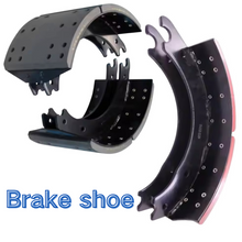 Load image into Gallery viewer, Ford, Magirus-Deutz, Eagle (Heavy Duty) American-Style Truck Axles American-Style 4707 Drum Brake Shoe Set (with Repair Kit) - SHS-XMR-001
