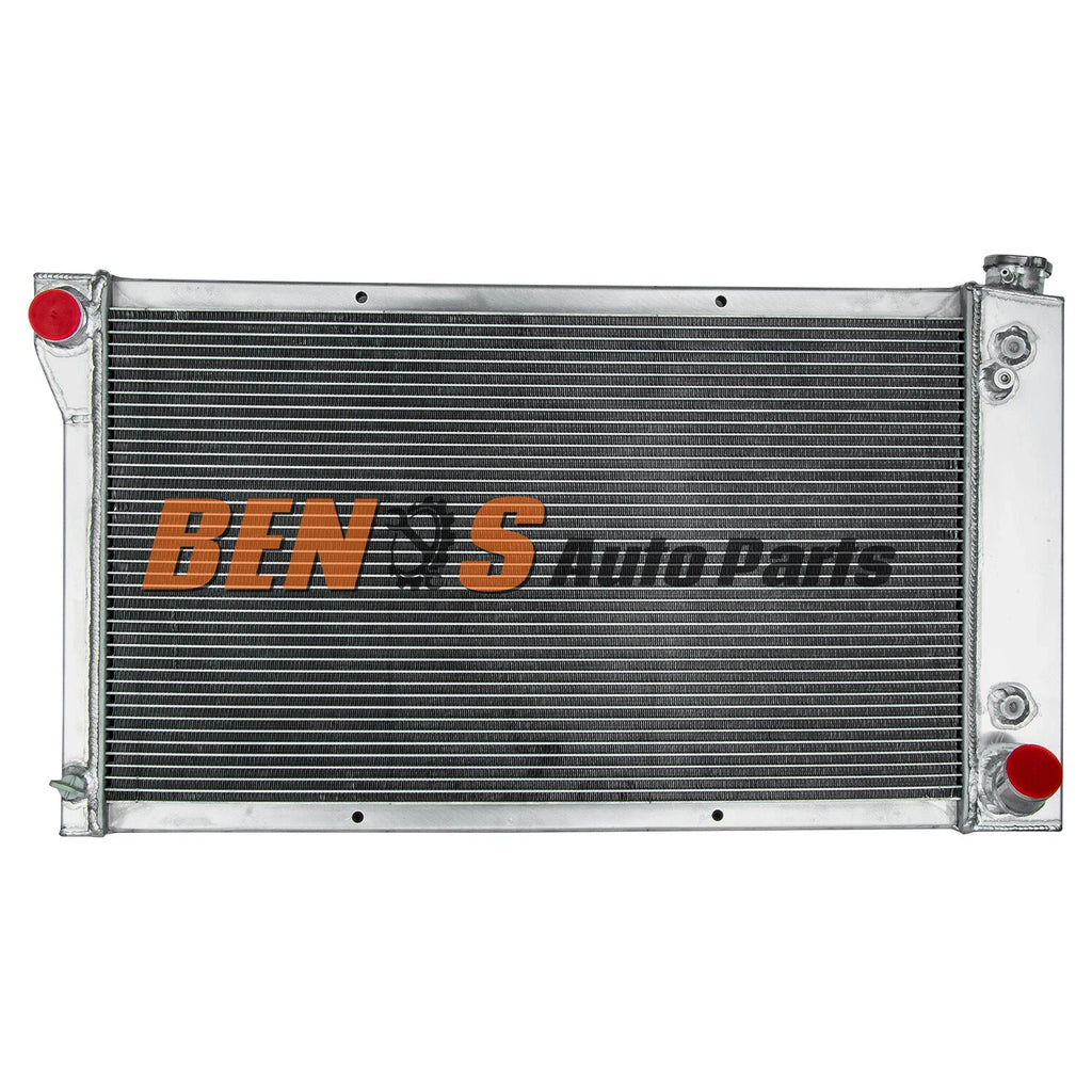 3 Row Aluminum Radiator Compatible With 1967-1972 Chevy GMC C10 C20 C30 K10 Truck