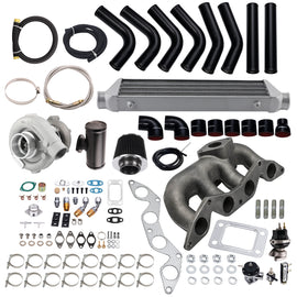 Honda Civic D17 EX / DX / GX / HX / LX T04E T3/T4 Turbo Kit with Wastegate, Intercooler & Manifold