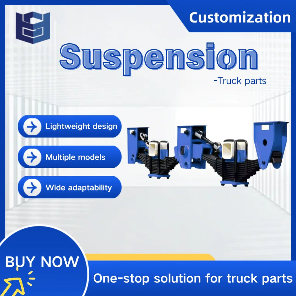 Hydro-Pneumatic Suspension Unit for Specialized Trucks, Provides Automatic Leveling and Adjustable Stiffness for Varied Loads