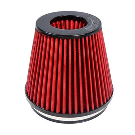 Universal 6 inch (152mm) Inlet High Flow Cone Dry Air Filter - 178mm Height