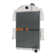 Load image into Gallery viewer, 4 Row Aluminum Radiator for Chevy Truck A-Body 3.4L 1935-1936