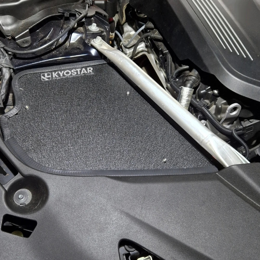 BMW 540i G30 / G31 B58 3.0L Turbo Aluminium Cold Air Intake Kit - Black Wrinkle Finish