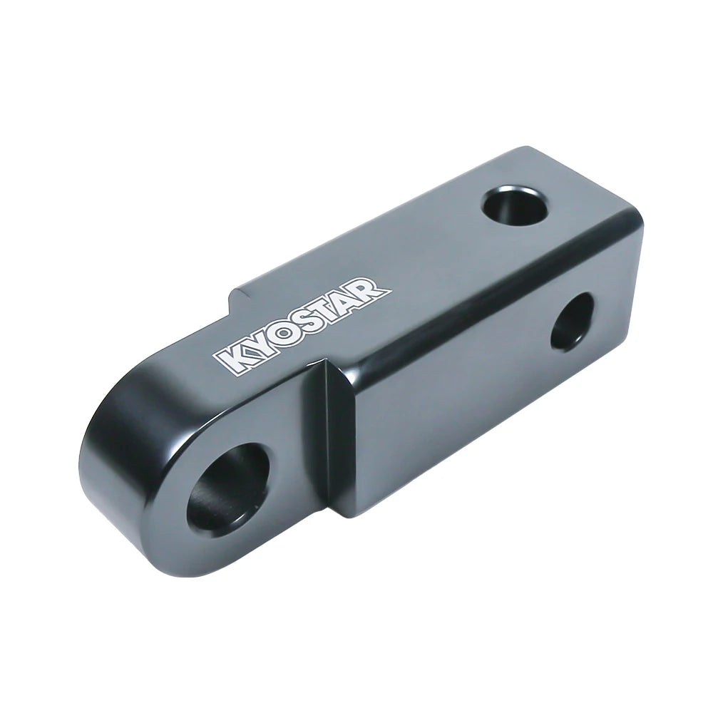 2 inch Aluminium Tow Hitch Receiver Shackle Mount - Red / Black / Blue / Titanium