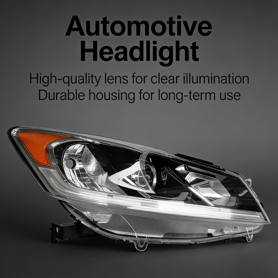 LED Daytime Running Light W/ Red Lens for Infiniti,Durable Aluminum Housing,Amber Light Great for Estate Daily Driving