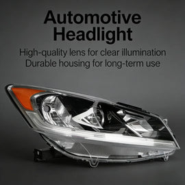 LED Daytime Running Light W/ Red Lens for Infiniti,Durable Aluminum Housing,Amber Light Great for Estate Daily Driving
