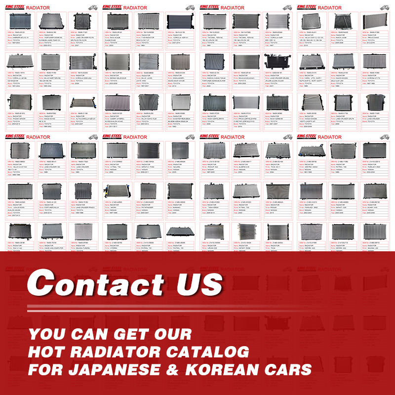 Kingsteel Hot Sale Engine Cooling System Radiator OEM 16400-15510 for TOYOTA COROLLA AE10#,CE10#,EE10#