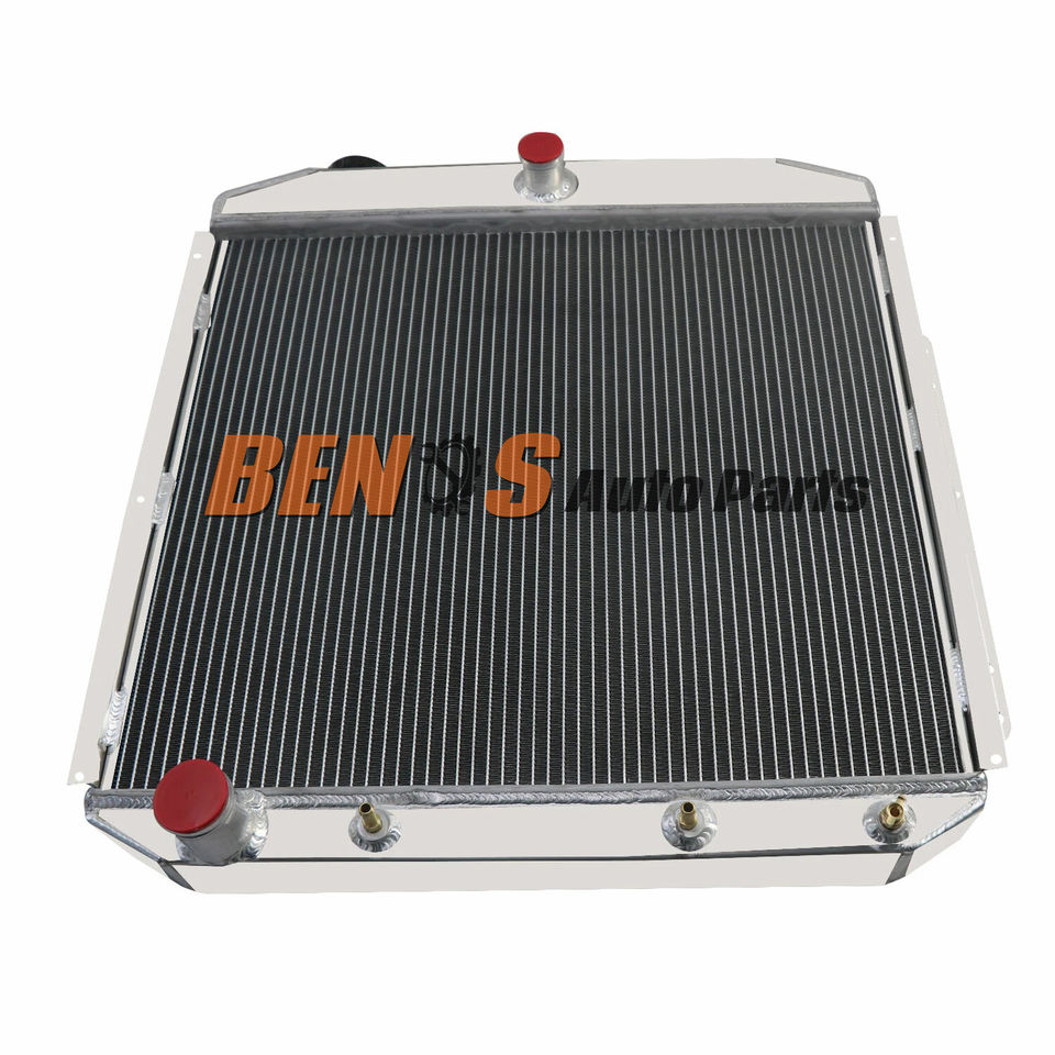 Aluminum 3-Row Radiator Cooler for 1953-1956 Ford F100 F350 F250 Truck V8 Gas US
