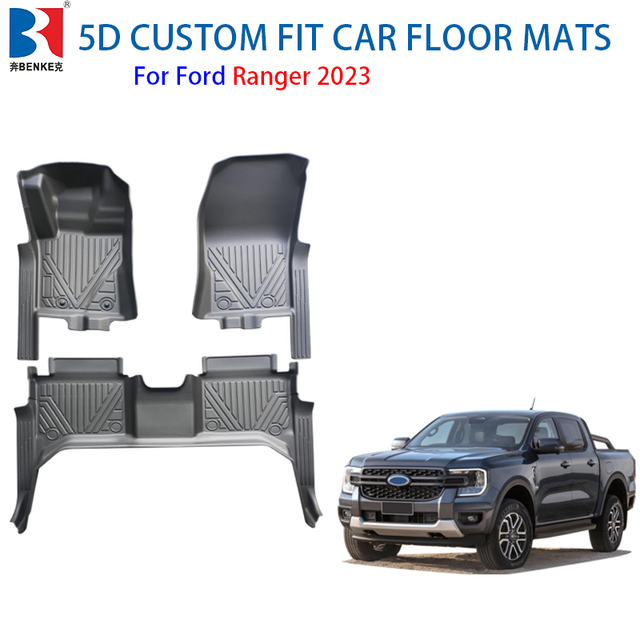 Ford Ranger 2022-2026 TPE All-Weather Floor Mats