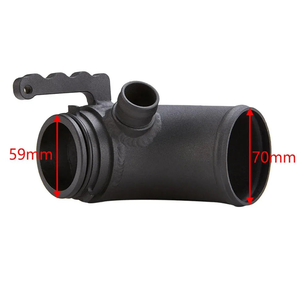 VW Golf MK7 Black Aluminium Turbo Inlet Elbow