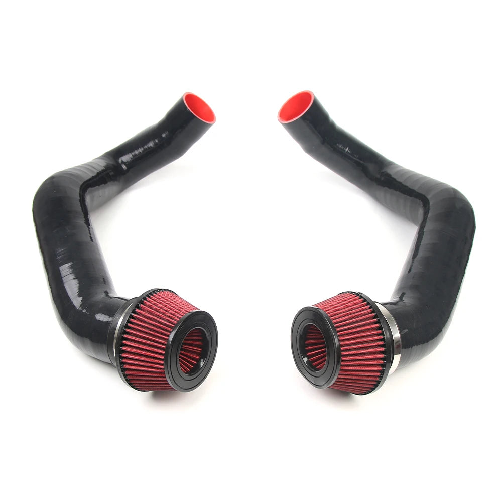 BMW M5 F10 / M6 F06 F12 F13 2012-2018 S63 Silicone Hose Front Mount Air Intake System