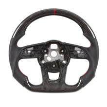 Load image into Gallery viewer, Audi RS3 / RS4 / RS5 / A3 / A4 2017-2022 Carbon Fibre and Leather Sport Steering Wheel - Black