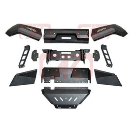 BFR-NIS-007 Nissan Patrol Y62 Aluminium winch-compatible bull bar Front Bumper