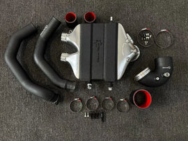 BMW 2015-2020 M2 F80 M3 F82 F83 M4 S55 Top Mount Intercooler Kit with Charge Pipes - Aluminium