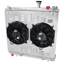 Load image into Gallery viewer, 4 Row Aluminum Radiator Shroud Fan for Nissan QX56 Titan Infiniti Armada