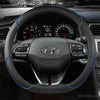 Microfiber Leather Car Steering Wheel Cover Anti-slip for Hyundai i30 Kona i10 i35 Elantra Santa Fe Auto Accessories