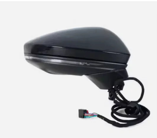 Audi A6 Right Side Mirror Assembly Black 12-Wire 4KD857410