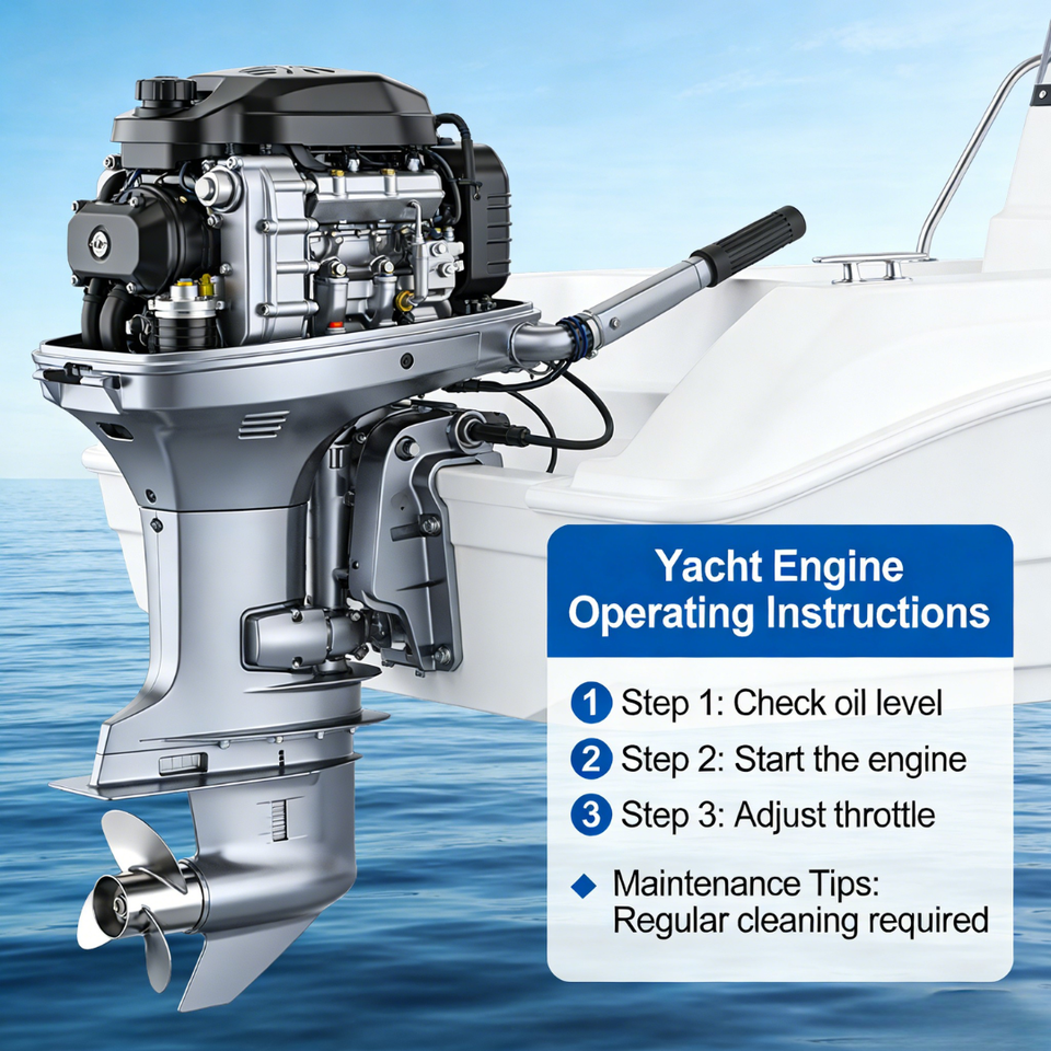 Heavy-Duty 60HP Outboard Engine | Commercial-Grade Power for Workboats & Yachts | Fuel Efficiency for Demanding Marine Tasks