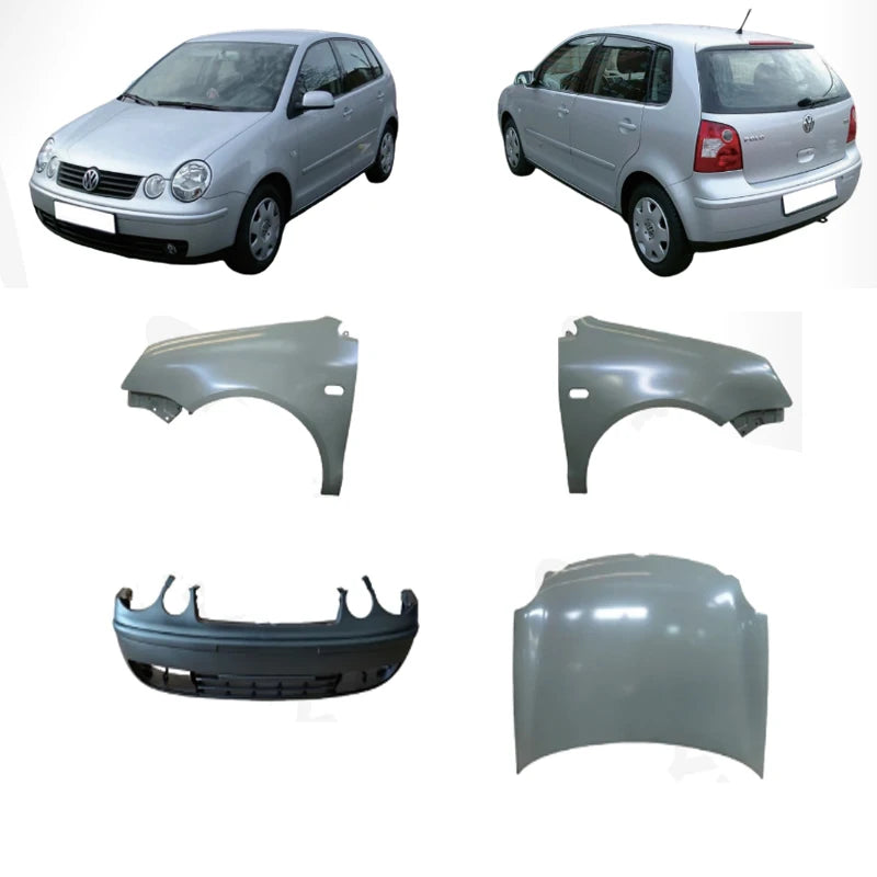 VW Polo IV 9N 2001–2005 Front Fender Left 6Q0821105C