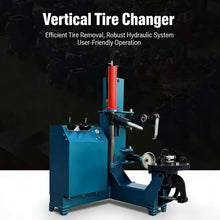Load image into Gallery viewer, Heavy Duty Vertical Tire Changer, Hydraulic Chuck, Easy Operation, High Efficiency for Garage &amp; Tire Shop Use