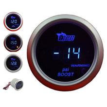Load image into Gallery viewer, Universal Digital Electronic Racing Gauge, Boost / Oil Pressure / Temp / Tacho / Volt / AFR, 52-120 mm