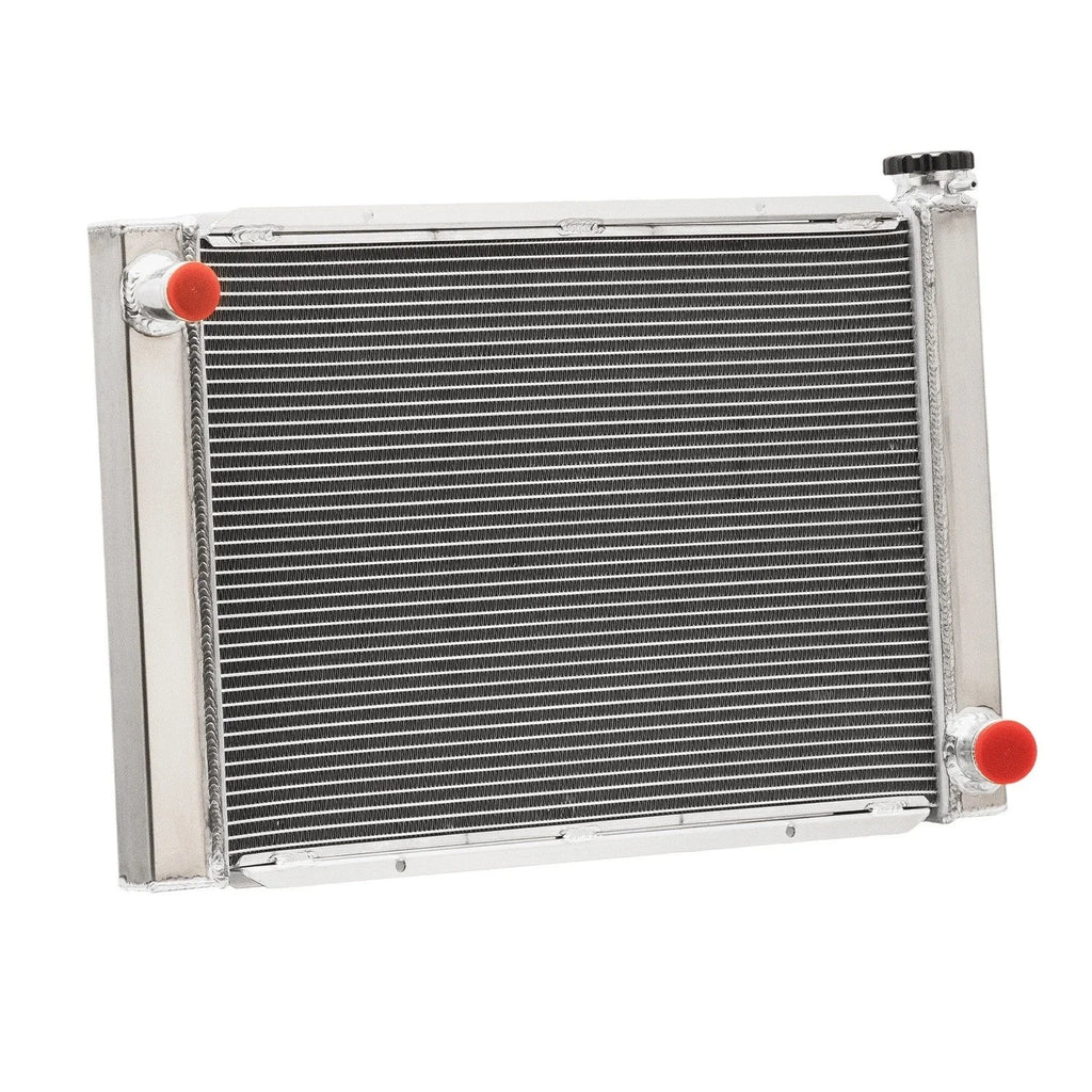 High Performance 28"x19" Universal 2-Row Aluminum Radiator for Chevy GM SBC BBC