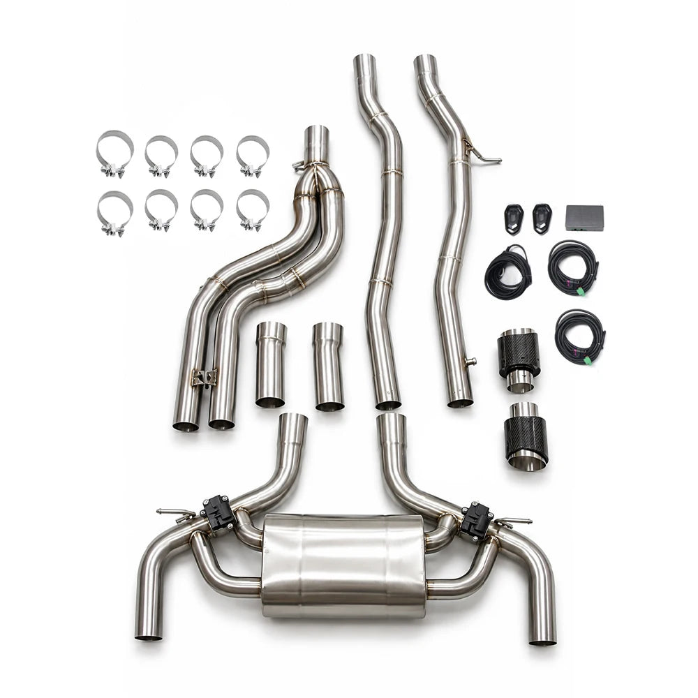 Toyota GR Supra A90 A91 2020+ B58 3.0L Stainless Steel 2-Tip Valved Cat-Back Exhaust System