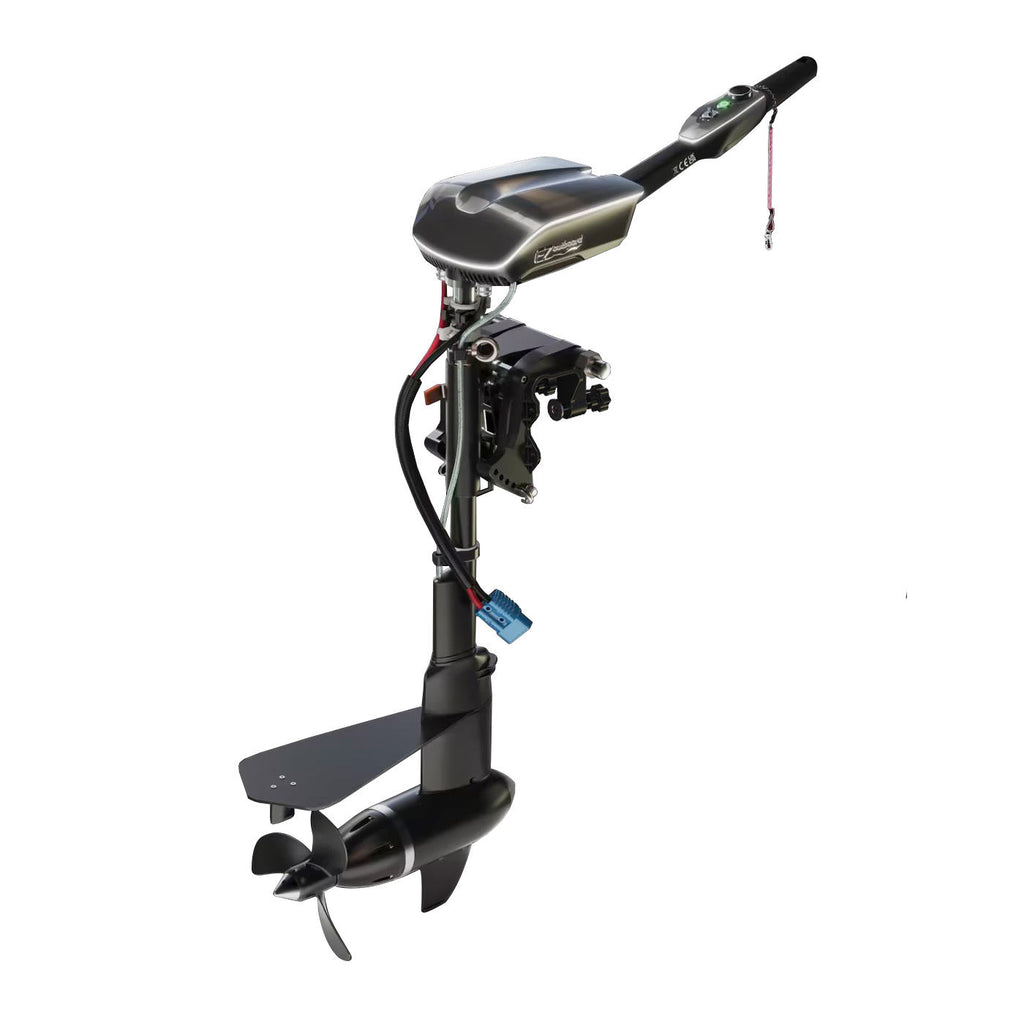 48V 10HP Electric Outboard Motor – Battery Powered Boat Engine with App Control, High Thrust Marine Outboard