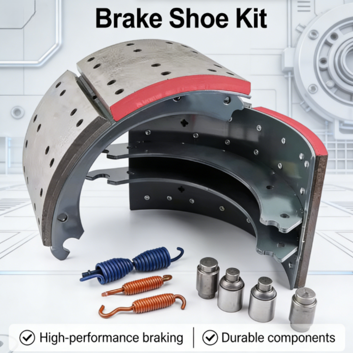 Premium Iron Made of High-Quality Steel Truck Parts Brake Shoes for General Manufacturing & Universal Vehicle Adaptation