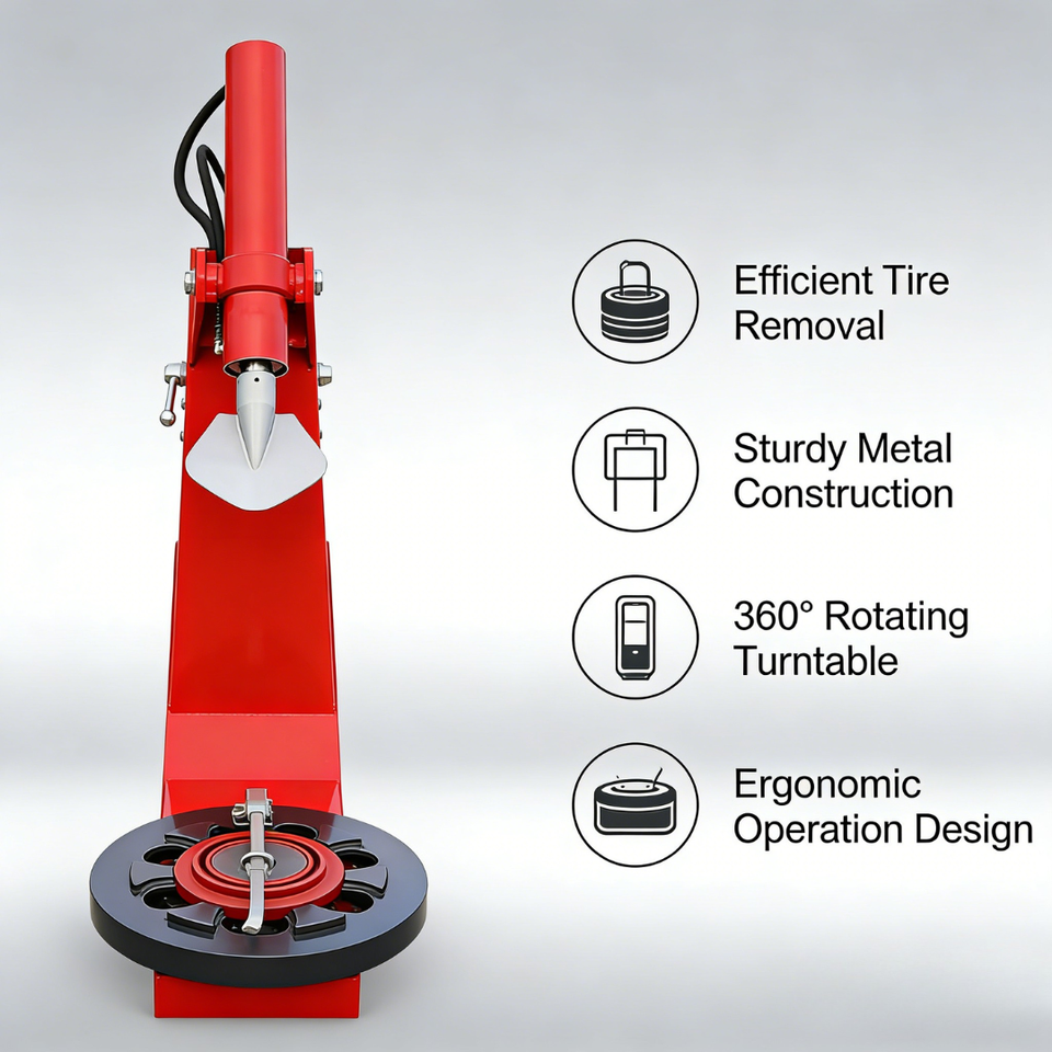 Professional Tire Mount Demount Tool, Stable Performance, Labor-Saving Design, Great for Garage Services