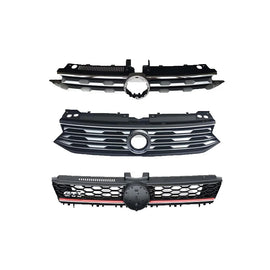 VW Golf 2015–2016 Front Bumper Grille Chrome/Black 5G0853651