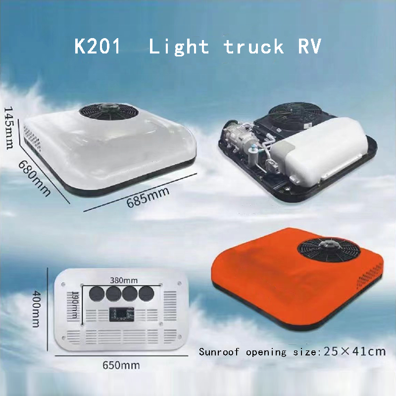 Mini 12V/24V RV Truck Parking Air Conditioning System with R134a
